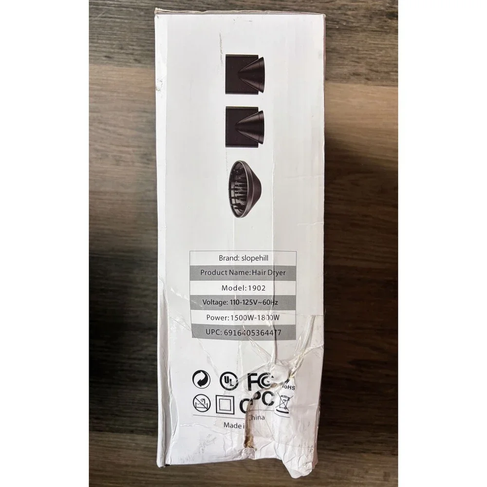 Slopehill 1800W Professional Ionic Salon Hair Dryer Fast Dry Model 1902 (New)